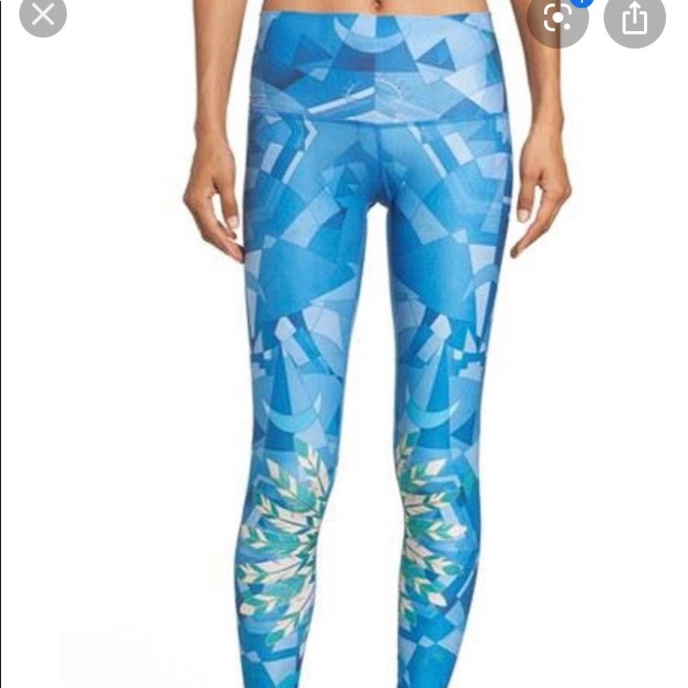 NWOT Teeki Leggings Lightning Bottle Geo - L